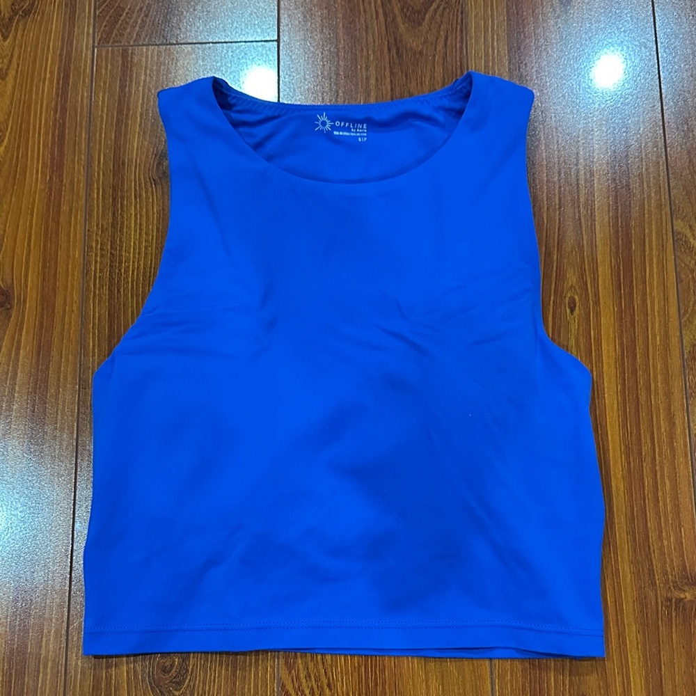 Aerie High Neck Longline Sports Bra